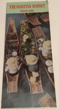 Vintage The Floating Market Brochure Thailand BR5 - £7.75 GBP