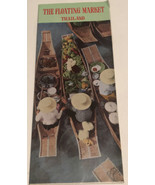 Vintage The Floating Market Brochure Thailand BR5 - £7.75 GBP