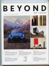 Beyond by Lexus Magazine Issue 3 2014 The One Pitstop Blueprint The Road... - $14.85
