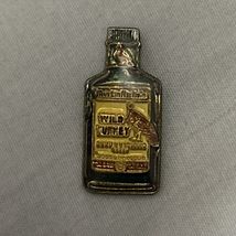 Wild Turkey Whiskey Bottle Novelty Small Lapel Pin - £7.18 GBP