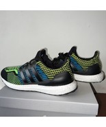 Adidas Ultraboost 5.0 DNA Black/Green/Blue Running Shoes Men&#39;s Size 11 G... - £97.37 GBP