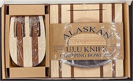 New Alaska Ulu Knife and Chopping Bowl Set with Salad Claws - $39.59