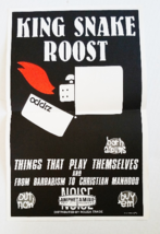 KING SNAKE ROOST Poster 1987 Zippo Lighter Australian Noise Rock Rare Re... - $74.21