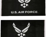 3x5 Airforce Wings Black Flag Banner Air Force Black Flag Grommets DOUBL... - $7.89