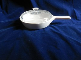 Corning Ware  White handled 6 1/2&quot; Microwave Browning Panw Pyrex lid MW-83-B - £16.61 GBP