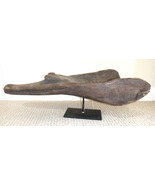 Sepik River Papua New Guinea Carved Canoe Prow, 21 inch on metal stand - $210.38