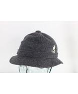 Deadstock Vintage 90s Kangol Spell Out Grouser Tweed Mix Hat Cap Gray Sm... - $94.97 CAD