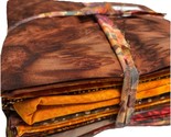 Quilting Fabric Batik Patterns Orange/Brown  (12) 1 /2 Yard Cuts NEW - $47.49