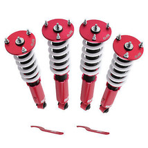 BFO Full Coilovers Suspension Lowering Kits for Toyota Supra  86-92 RED - £197.84 GBP