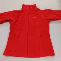 Columbia WL6439 Women's Orange Benton Springs Full Zip Fleece Jacket Size Large image 14