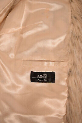 Rachel Zoe Womens Faux Fur Vest Coat S Item image 4