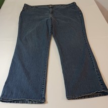 Avenue Jeans High Rise Women&#39;s Blue Cotton Blend Denim Jeans Measured (4... - $13.85