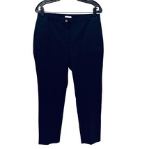 J. Jill Precision Stretch Blue Pants Size 8 Site Pockets Adjustable Waist - $17.81