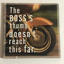 The Boss’s Thumb Doesn’t Reach This Far Refrigerator Magnet J1 - £3.88 GBP