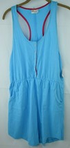 ORageous Womens Henley Racer Tank Coverup Size L Blue New W/ Tags - £7.38 GBP