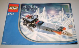 Used Lego Alpha Team INSTRUCTION BOOK ONLY # 4743 Ice Blade No Legos inc... - £7.84 GBP