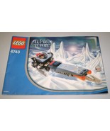 Used Lego Alpha Team INSTRUCTION BOOK ONLY # 4743 Ice Blade No Legos inc... - £7.82 GBP