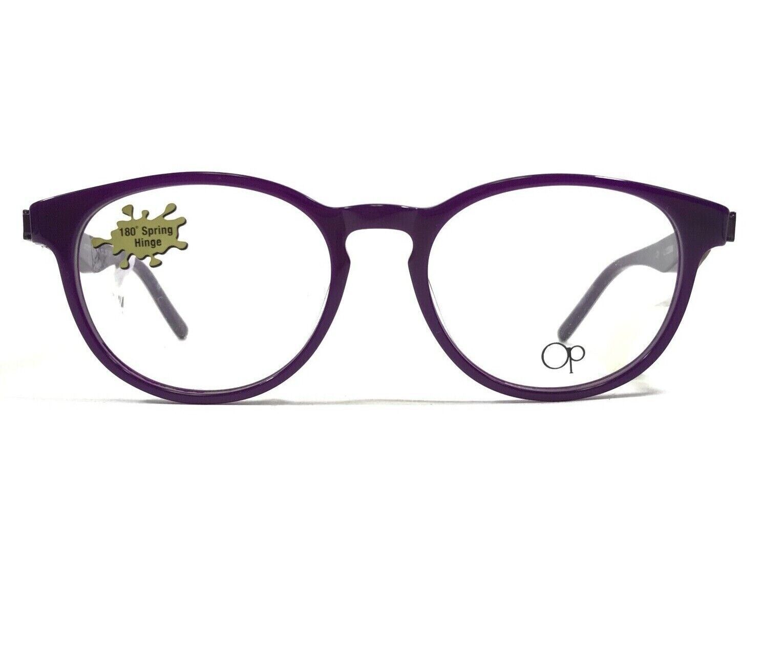 Ocean Pacific OP 857 PURPLE Eyeglasses Frames Round Full Rim 47-17-130 - $24.74