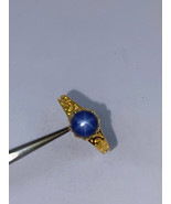 Natural Star Sapphire Ring For Women In 22k Hallmarked Gold, September B... - £755.79 GBP