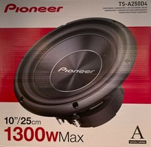 Pioneer - TS-A250D4 - 10&quot; Dual Voice Coil Subwoofer 1300 Watts - 4 Ohm - £214.72 GBP