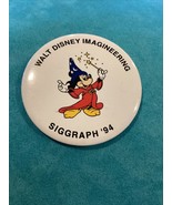 1994 Walt Disney Imagineering Mickey Mouse 3&quot; Pinback Button - $9.90