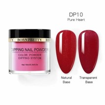 Born Pretty Nails Dipping Powder - Durable - Deep Red Shade - *PURE HEART* - $4.00