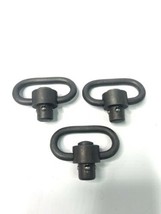 3 Pack QD Sling Swivel 1.25” D Ring Quick Release Push Button Attachment 3/8” - £9.13 GBP