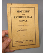 Antique-Charlie Tillman Song Book Mothers&#39; &amp; Fathers&#39; Day Sheet Music Go... - £19.67 GBP