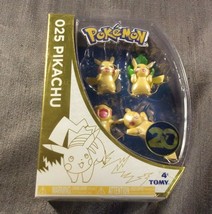 Pokemon 025 Pikachu Tomy 20th Anniversary Set - Pack of 4 Mini Figure SI 241 - £25.68 GBP