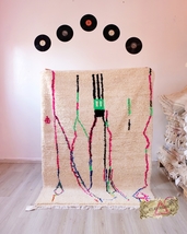 Tapis marocain, Handmade Wool rug, Moroccan Rug, colorful rug, custom area rug, - £1,075.78 GBP