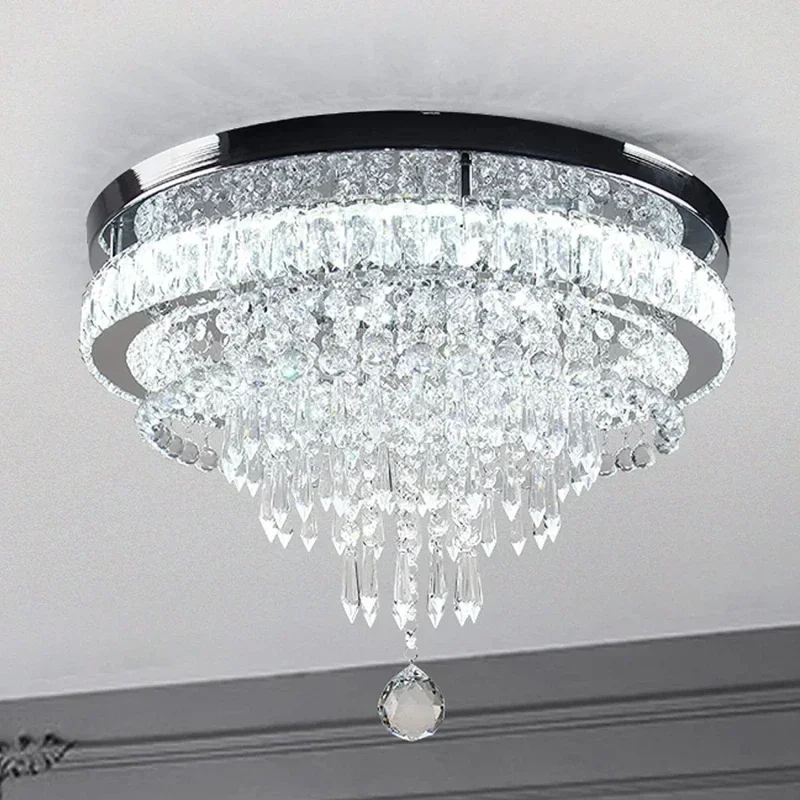 Ircular crystal chandelier living room restaurant corridor high end home decor lighting thumb200