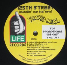 125th Street (Mindin&#39; My Bid&#39;ness) [Vinyl] Kracked R.I.B.Z. - $14.85