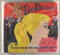 Barbie - Sings (7&quot; Single) (1961) [SEALED] Vinyl 45 • BOOK • Mattel, Ken - £74.42 GBP