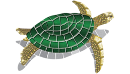 Lamatek 67B00-00130 59 x 44 in. Turtle Mosaic, Medium - $260.91