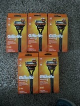 5X Gillette Men Fusion 5 Razor, 1 Razor Handle &amp; 1 Cartridge, Precision ... - $28.04