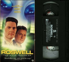 Roswell The U.F.O. COVER-UP Vhs Martin Sheen Republic Video Tested - £10.16 GBP
