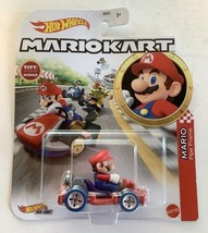 NEW Mattel HDB34 Hot Wheels 1:64 Mario Kart MARIO Pipe Frame DieCast Car - £11.05 GBP