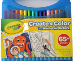 Crayola Create &amp; Color Super Tips Washable Markers Kit with Storage Case... - $19.99