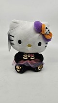 Hello Kitty Halloween 2024 Costume Plush with Skeleton Costume 8” Spooky... - $32.17