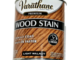 Varathane Premium Wood Stain 1 Coat 3x Faster Light Walnut Quart 32oz. 1... - £20.65 GBP