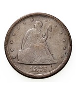 1875-S 20C Vingt Cents Pièce En Fin État, Naturel Couleur, Pas De Problèmes - $199.67