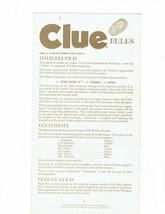 1950 Parker Brothers Clue Board game Replacement Instructions - $9.60