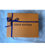 Vuitton box for shoes drawer style rectangle with ribbon empty orange - £22.56 GBP