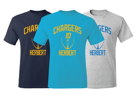 Chargers Justin Herbert Training Camp Jersey T-Shirt - £14.95 GBP