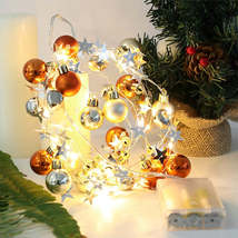 2m 20LEDs Christmas String Lights Christmas Bells Ball Decoration Lamp, ... - $8.99