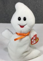 Ty Beanie Babies Spooky the Ghost, 1995 PVC Pellets, New with Tags - £6.34 GBP