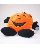 Vintage 1988 Chrisha Playful Pumpkin TOY Plush Limited Halloween Jack O ... - $215.34 MXN