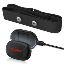 Rechargeable Heart Rate Monitor Chest Strap 5.3 Khz/Bluetooth 5.0/Ant+, Peloton  - £64.30 GBP