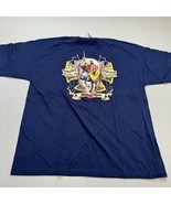 New With Tags Vintage Medieval Times Florida T Shirt Men&#39;s Sz XXL Dark Blue - $29.83 CAD
