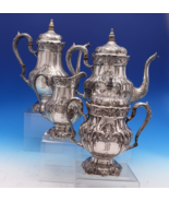 Richelieu by International Sterling Silver Tea Set 4pc Hand Chased (#7858) - €10.136,63 EUR